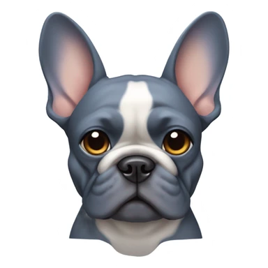 Blue grey French bulldog sticker