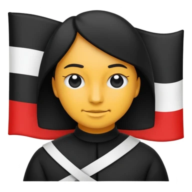 Emoji hermine du drapeau breton. Ne modifie par le design, je veux juste l'hermine en noir sticker