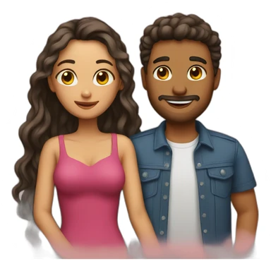 Couple love  sticker