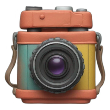 Plasticine Old Film Camera sticker