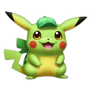 pikachu bulbasaur sticker