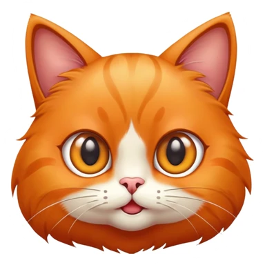 cat with a silly face sticker