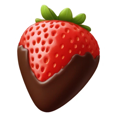 chocolate covered strawberry  sticker
