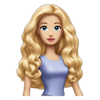 A cross between Barbie and Oppenheimer sticker