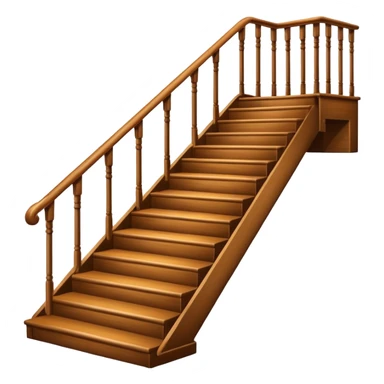 stairs with handrail sticker