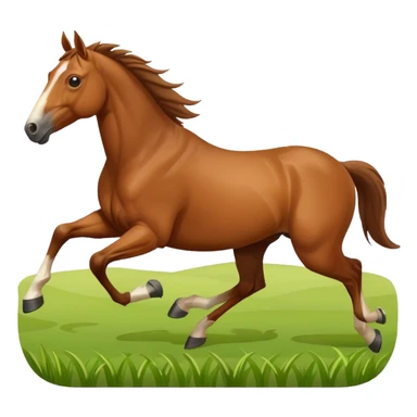 a horse escaping from the paddock sticker