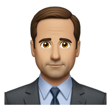 Micheal Scott rigolant sticker