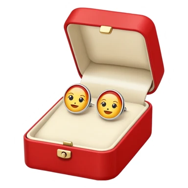 Earrings (in red box, front view) – Ivory, no need to add face or emoji sticker
