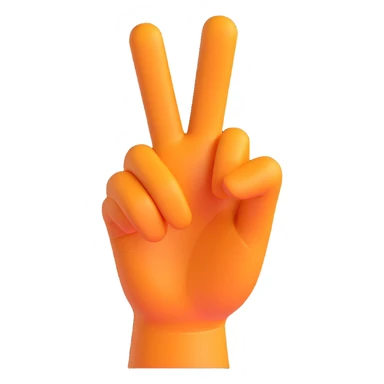 3D emoji of a hand pointing at the viewer, Microsoft fluent style, cheerful, simple shading sticker