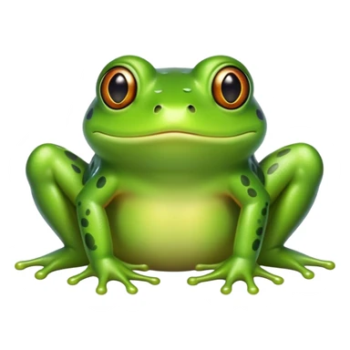 green frog sticker