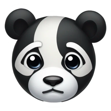 Anime panda sticker