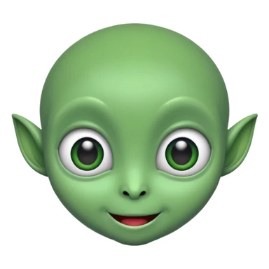 a bold cute aliens  sticker