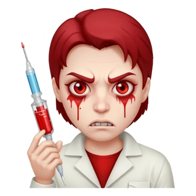 tired killer, bloody eyes. 😡🫩😈 combo sticker