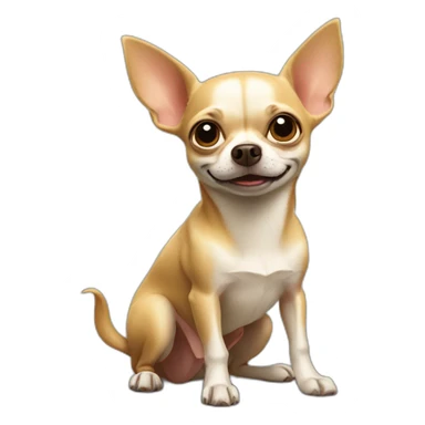 Chihuahua shrek sticker