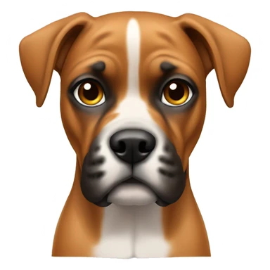 Fawn boxer dog  sticker