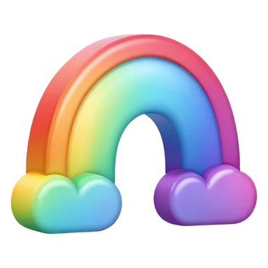 Rainbow pastel  sticker
