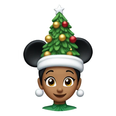 minnie mouse Christmas sticker