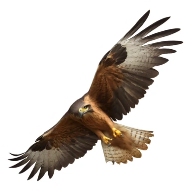 A hawk spitting sticker