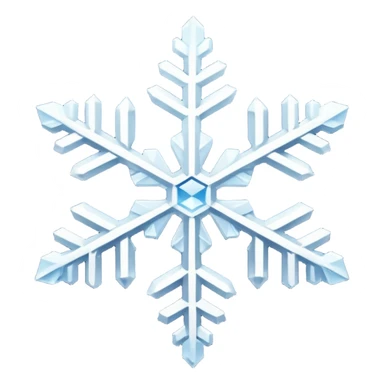 snowflake sticker
