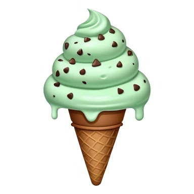 mint chocolate chip sticker