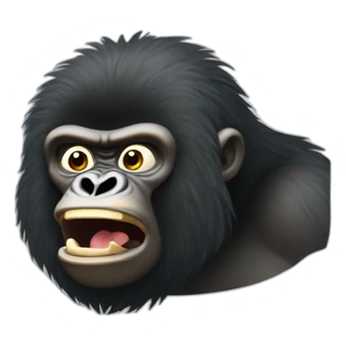 Gorila en auto sticker