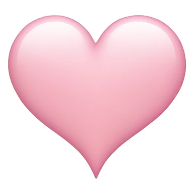 soft pink heart sticker