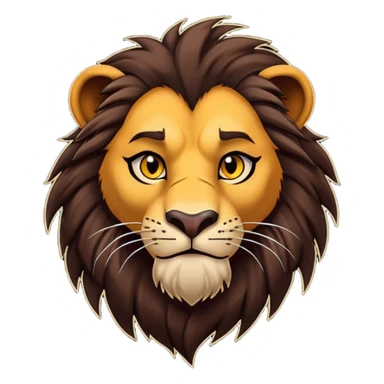Scar from Lion King sticker