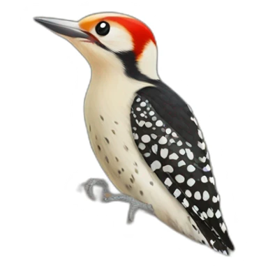 Red belly woodpecker sticker