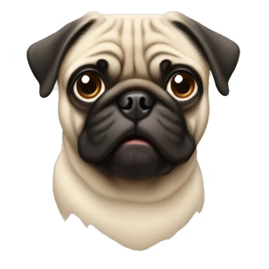 pug amoroso sticker