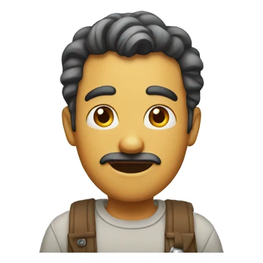 clueless man sticker