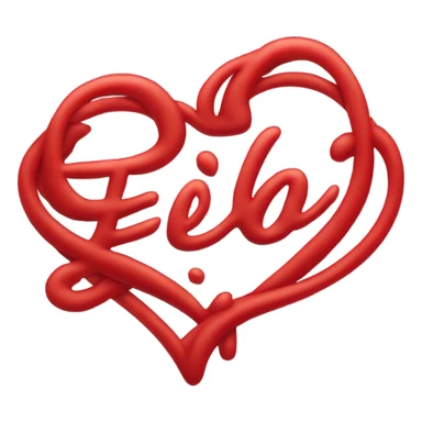 A heart that says Ella sticker