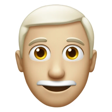 The tipical smile emoji but the eyes looking to right, like expressing complicity  sticker