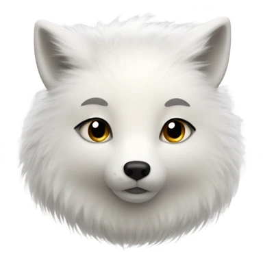 arctic fox sticker