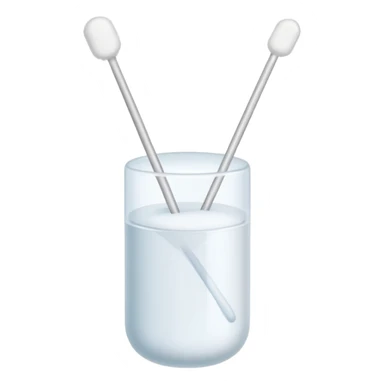 medical Cotton swab sticker