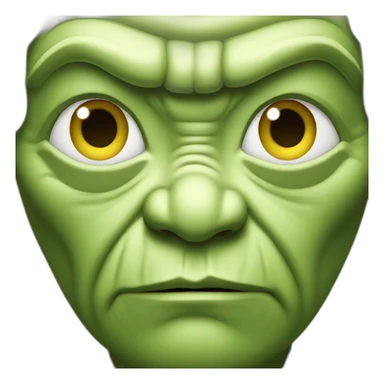 middle aged yoda sticker