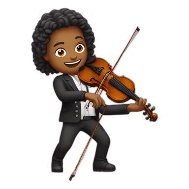 violinist sticker