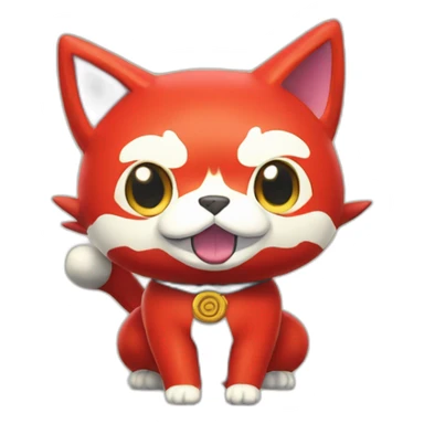 Jibanyan from yokai watch sticker