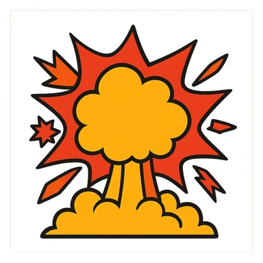 explosion sticker
