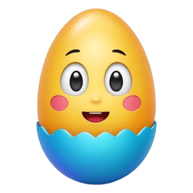 Surprise egg sticker