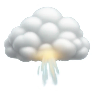 very light fluffy cloud  sticker