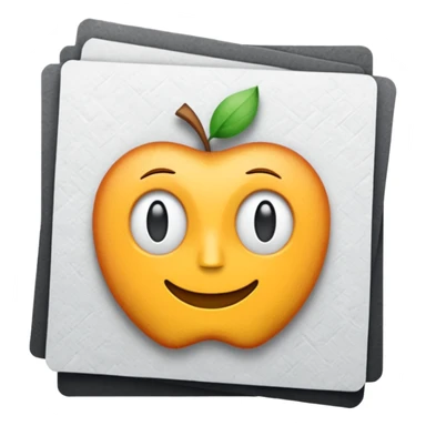 mac os mixed papers skeuomorphic sticker