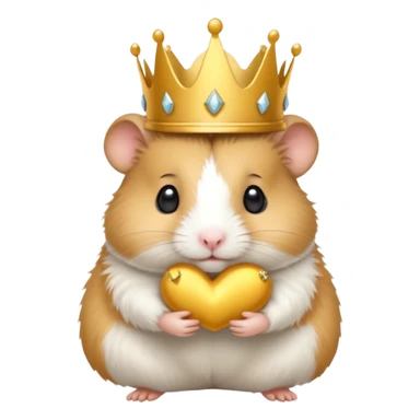 princess hamster sticker
