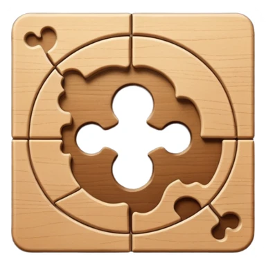 a square puzzle piece above a circular puzzle hole sticker