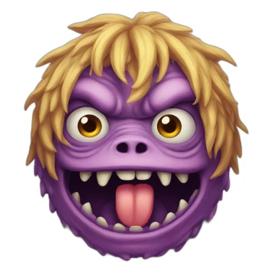 Ugly monster sticker