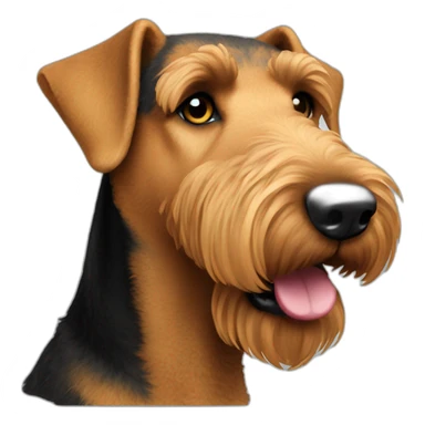 Airedale sticker