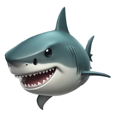 shark with toph sticker