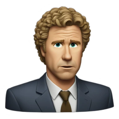sad will ferrell sticker
