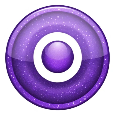 glitter documento confirmed purple mark sticker