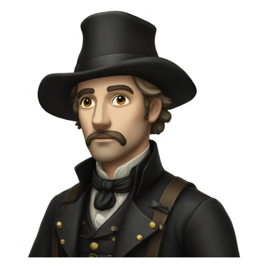  Victorian age gothic hunter sticker