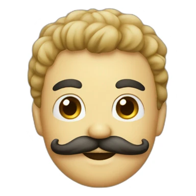 Italien moustachu sticker